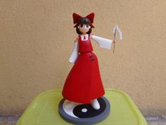 Hakurei Reimu TH6 3D Printer Model