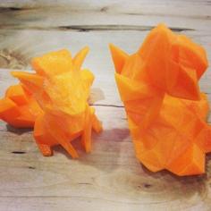 Low-Poly Vulpix 3D Printer Model