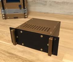 6″ Rack, Customizable Cabinet 3D Printer Model