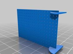 Desktop Pegboard 3D Printer Model