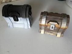 Resized Fortnite Chest And MoneyBank 3D Printer Model