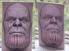 Thanos: 3D Lithophane Following Head 3D Printer Model