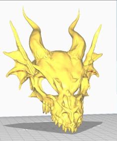 Dragon Skull Mask 3D Printer Model