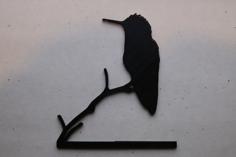 Humming Bird 2d Art 3D Printer Model