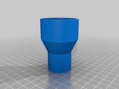 Rigid Shop Vac Hose Adapter 3D Printer Model