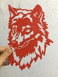 WOLF Wall Art / Decoration 3D Printer Model