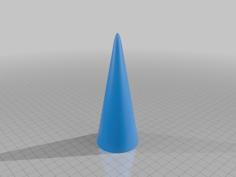 Ice Cream Cone Mold 3D Printer Model