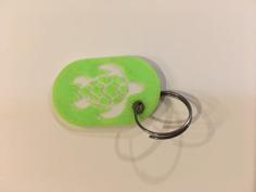 Turtle Keyfob 3D Printer Model