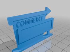 Commerce Drive-In Sign 3D Printer Model