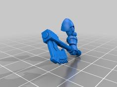 Melee Weapons For Chunky Elite Evil Space Mans 3D Printer Model