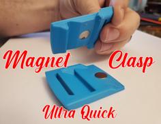 Ultra-Quick Magnet Clasp 3D Printer Model