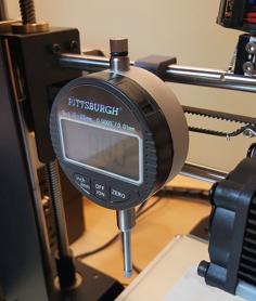 Wanhao Duplicator I3 Digital Gauge Bed Leveling Bracket 3D Printer Model