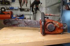 Evil Dead Chainsaw Parts 3D Printer Model