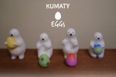 KUMATY : Polar Bear And Egg 3D Printer Model