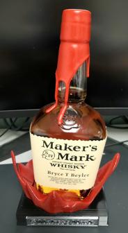 Maker’s Mark Splash Bottle Holder 3D Printer Model