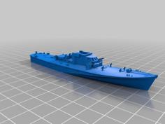 Fairmile D MGB (1/300) 3D Printer Model