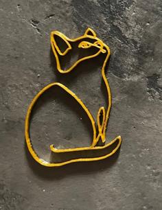 Cat Art Line 3 3D Printer Model