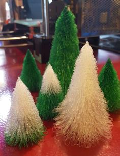 Hairy Christmas Tree 3D Printer Model