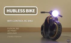 Hubless Bike_Arduino RC 3D Printer Model