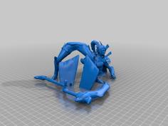 Dota 2 Phantom Assassin Posed 3D Printer Model