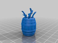 Barrel Of Body Parts 3D Printer Model