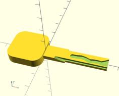 Audi Key – HU66A-P 3D Printer Model