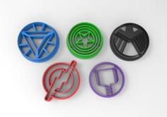 Cookie Cutter Avengers 3D Printer Model