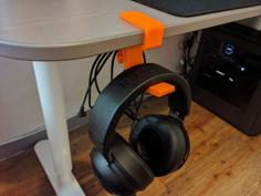 BEKANT Table Headphone Hanger 3D Printer Model