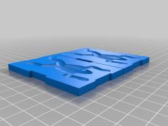 Mold For Frog Fishing Lure3 3D Printer Model