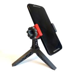 Tripod Phone Stand (no Screw ! ) 3D Printer Model