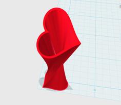 Heart Vase 3D Printer Model