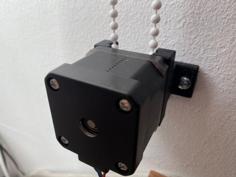 Minimalistic Motorized Roller Blinds – NEMA 17 Stepper Motor Gear And Mount 3D Printer Model