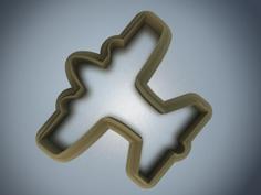 Aeroplane Cookie Cutter 3D Printer Model