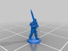 Soldier Token – Magic: The Gathering – 10th Edition 3D Printer Model