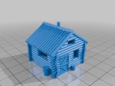 Tatty Wonky Shack – N Scale, N Gauge 3D Printer Model