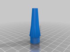 Twisty Balloon Floor Pump Nozzle 3D Printer Model