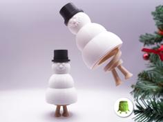 Jumpy Snowman 3D Printer Model