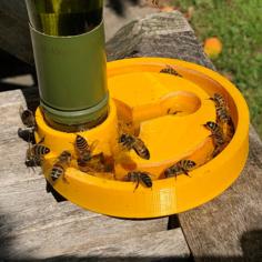 Wine Bottle Bee Waterer 3D Printer Model