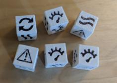 Gaslands – Dice And Tokens 3D Printer Model