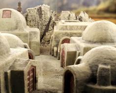 Desert Sci-fi Buildings 3D Printer Model