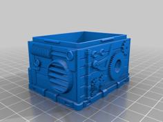 Steampunk Rally Dice Bins 3D Printer Model