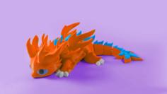 Articulated Dragon Toothless BlazeTooth 3D Printer Model