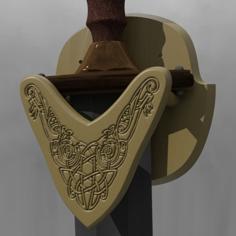 Viking Sword Hanger 3D Printer Model