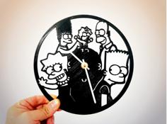 Reloj Simpsons 3D Printer Model