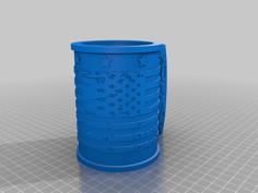 USA Soda/beer Holder 3D Printer Model