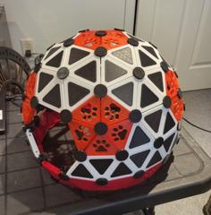 Geodesic Dome Fancy Cat House 3D Printer Model