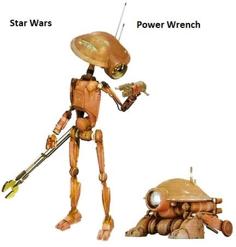 Pit Droid Power Wrench 3D Printer Model