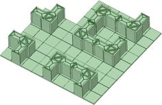 CQC Wargames Table – Corner Wall 3D Printer Model