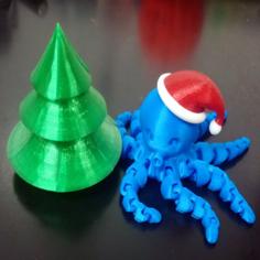 Santa Hat 3D Printer Model