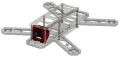 QAV250 25x25mm Camera Mount (adjustable Tilt Angle) 3D Printer Model